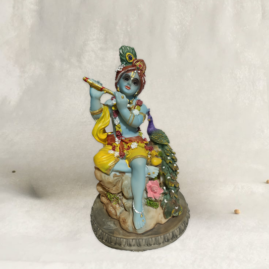 Peacock Krishna -5"
